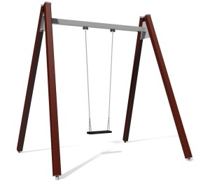 Huśtawka wahadłowa pojedyncza - drewno